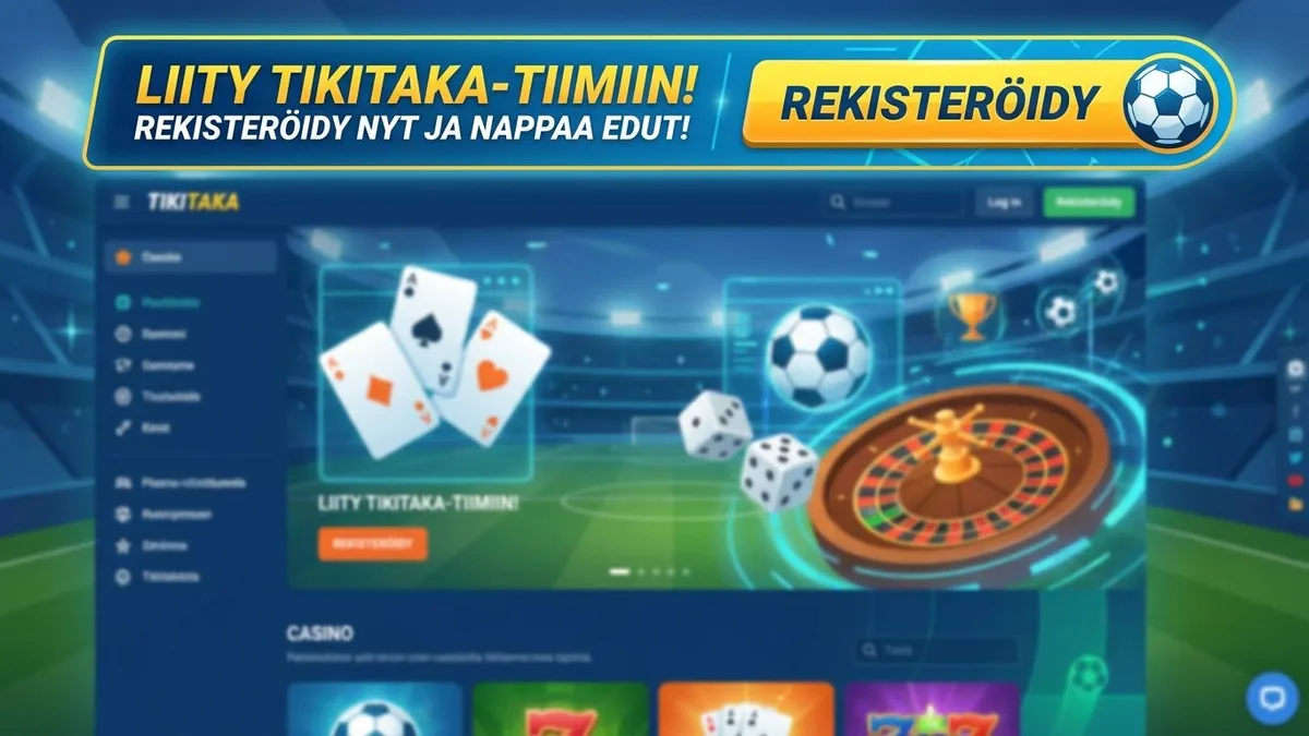 Rekisteröidy bonuksen kanssa